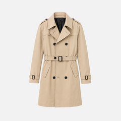 Sandstone Belted Trench Coat