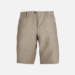 Stone Cotton Bermuda Shorts