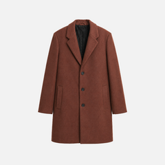 Chestnut Wool Overcoat