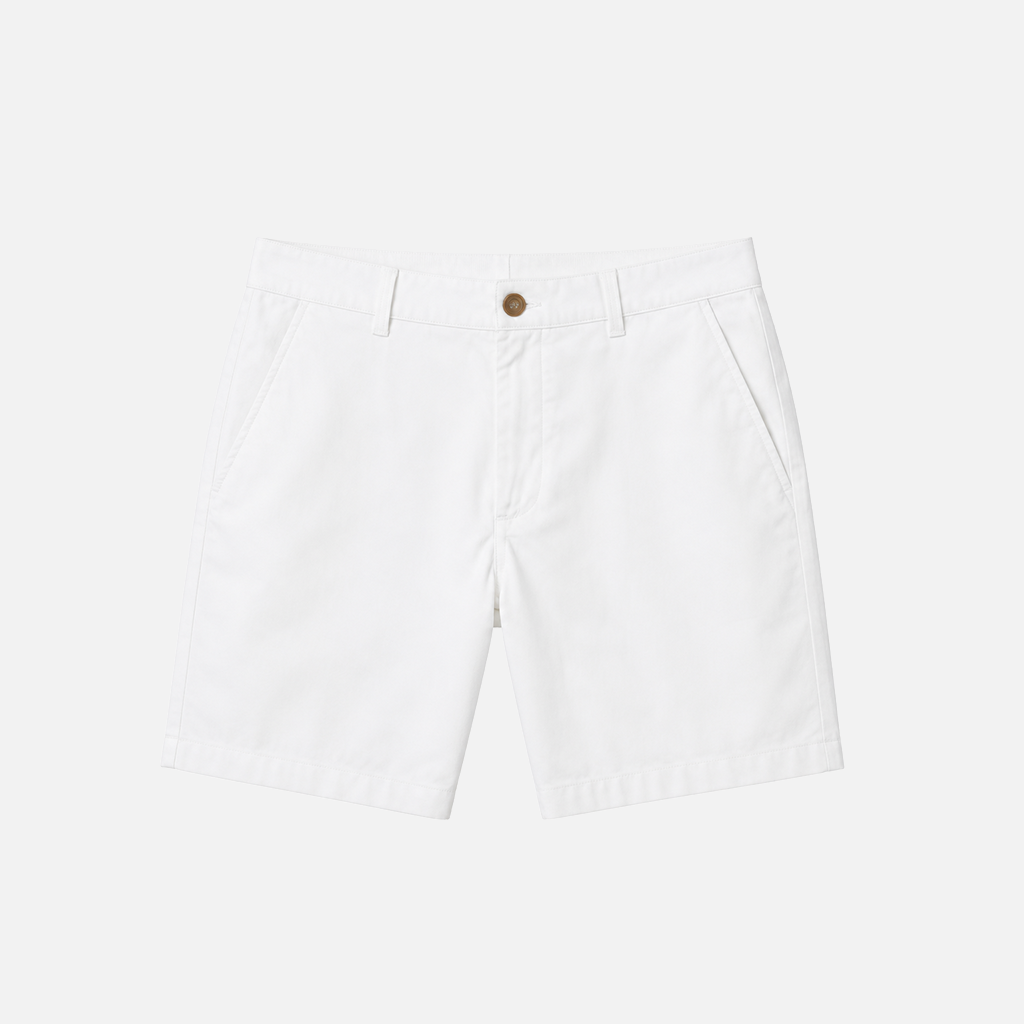 White Chino Shorts
