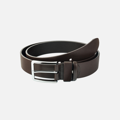 Classic Dark Brown Leather Belt