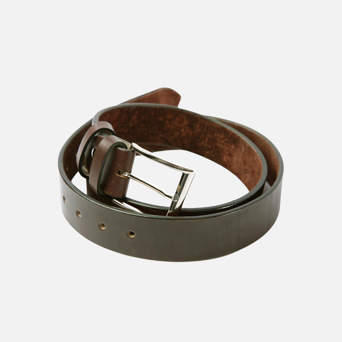 Classic Brown Leather Belt