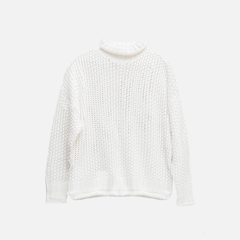 Chunky Rollneck Sweater – Ivory