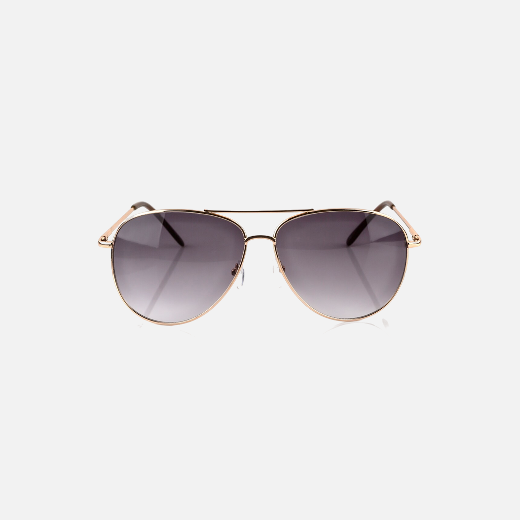 Gold Classic Aviator Sunglasses