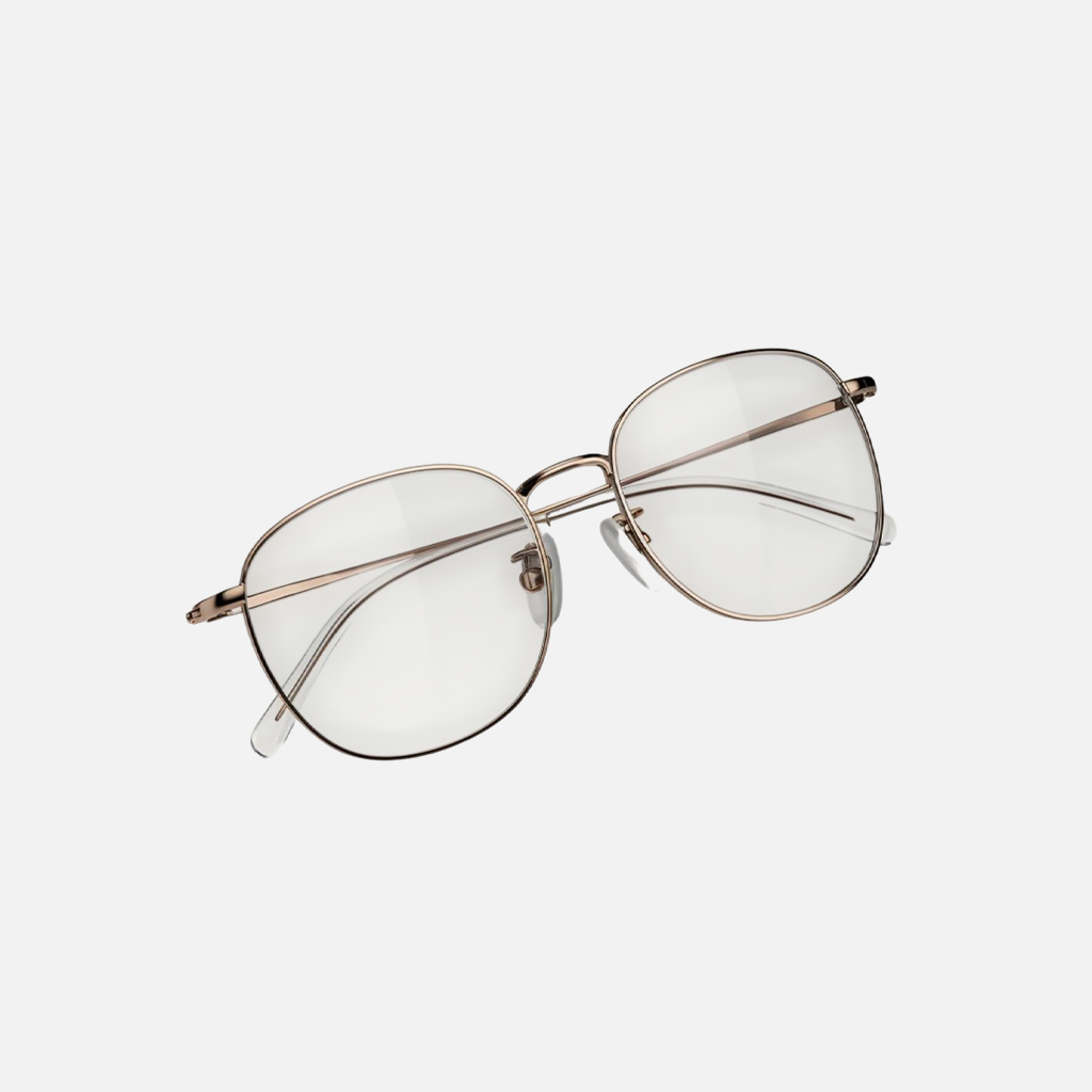 Rose Gold Round Optical Frame
