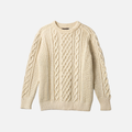 Irish Cable Knit Sweater – Natural