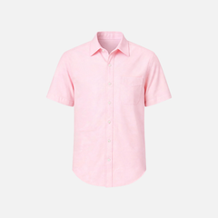 Blush Oxford Short Sleeve Shirt