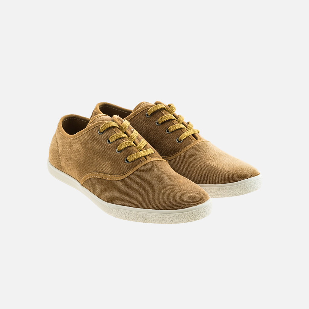 Camel Canvas Oxford Sneaker