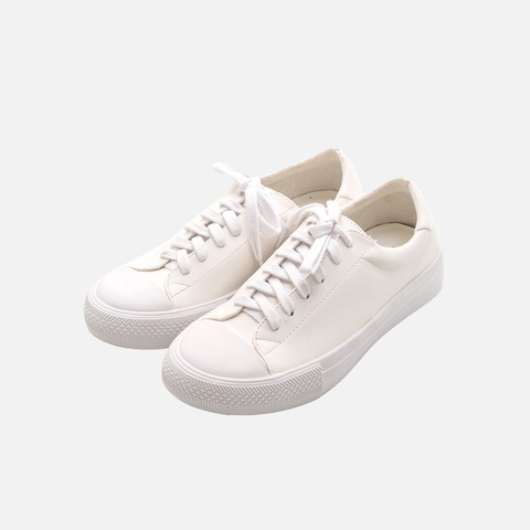 Classic White Canvas Sneaker