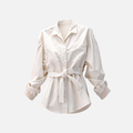 Ivory Grace Belted Blouse