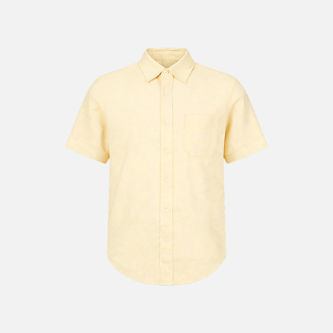 Buttercream Oxford Short Sleeve Shirt