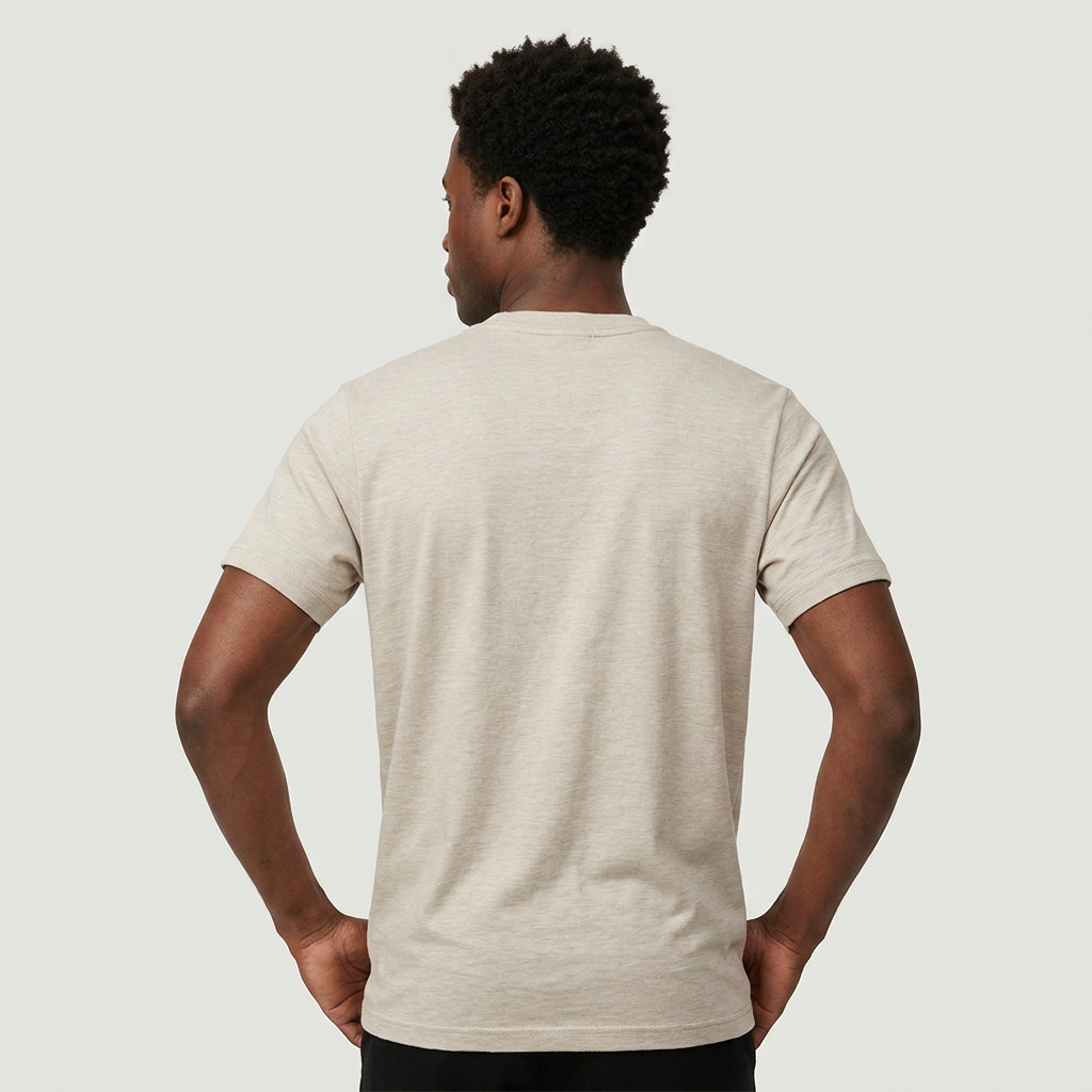 Natural Cream Casual Tee