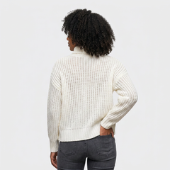 Chunky Rollneck Sweater – Ivory