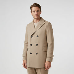 Camel Signature Peacoat