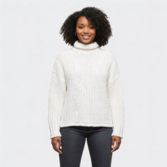 Chunky Rollneck Sweater – Ivory