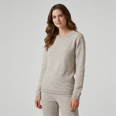 Heather Knit Pullover