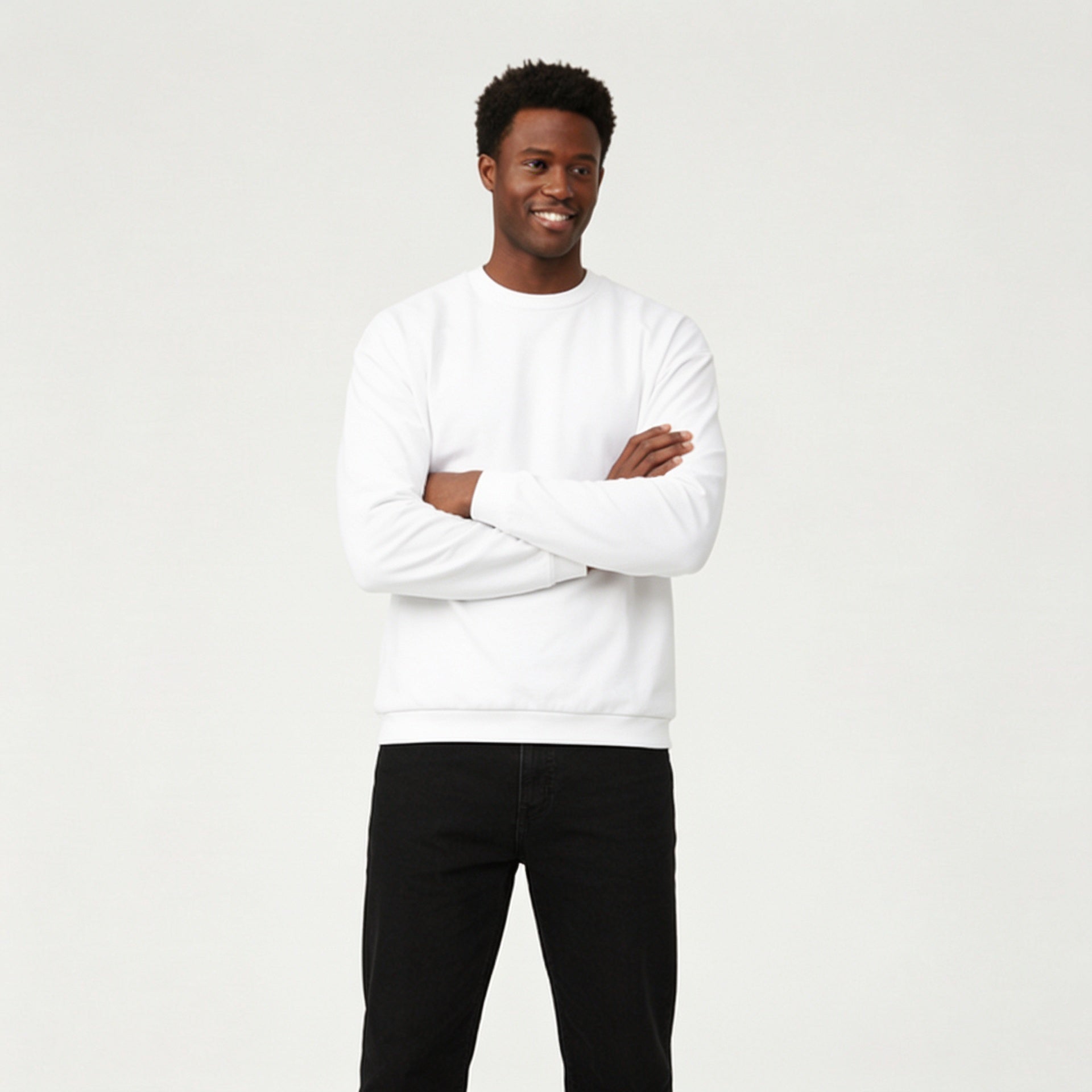 Essential Lounge Sweatshirt – White
