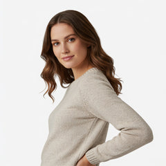 Heather Knit Pullover