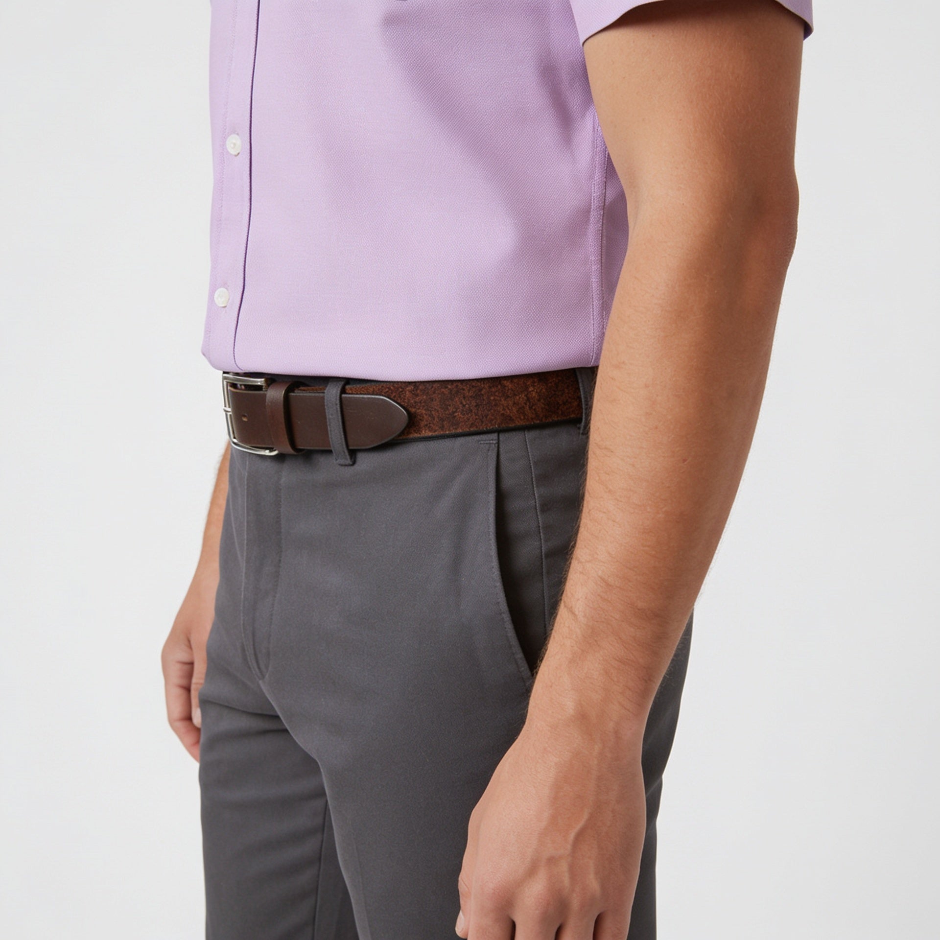 Classic Brown Leather Belt
