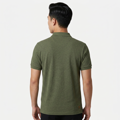 Olive Piqué Polo Shirt