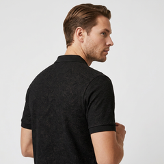 Midnight Jacquard Polo Shirt