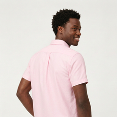 Blush Oxford Short Sleeve Shirt
