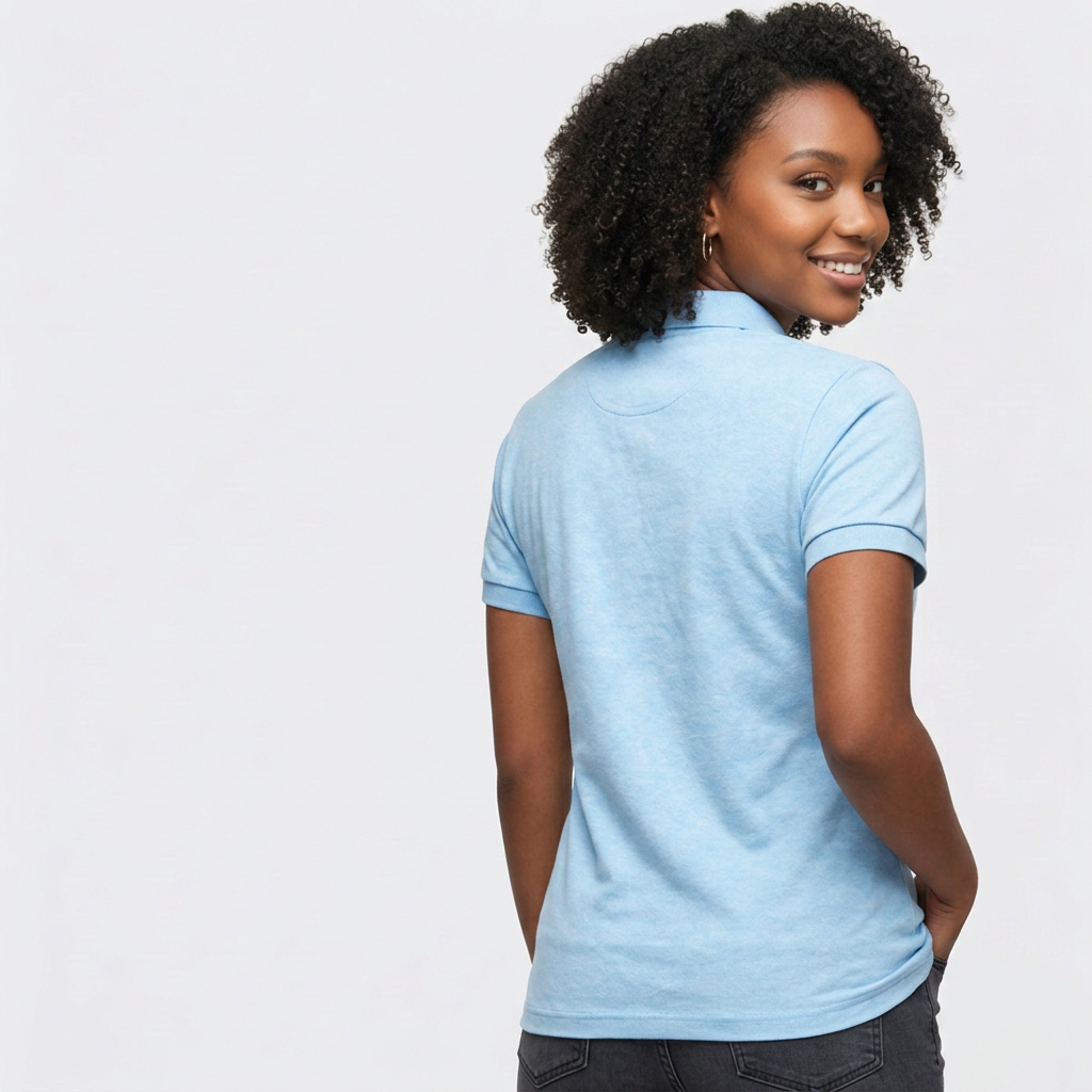 Sky Blue Women's Polo Shirt