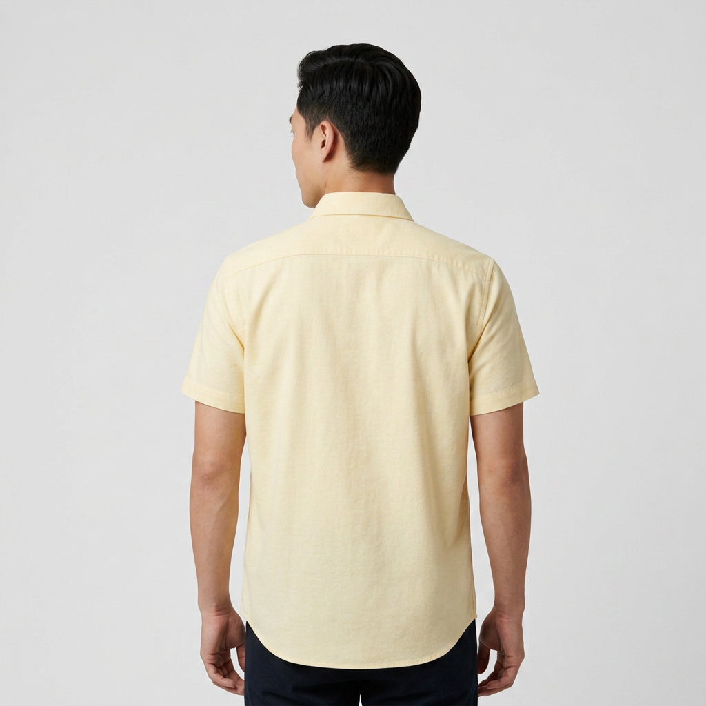 Buttercream Oxford Short Sleeve Shirt