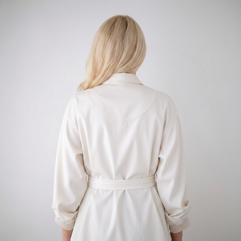 Ivory Grace Belted Blouse