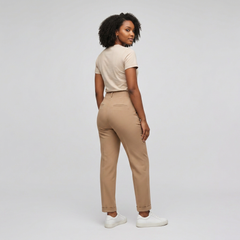 Sand Tapered Trousers