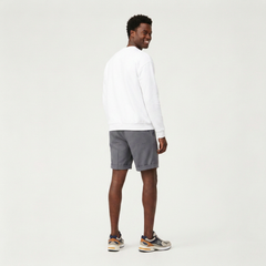 Silver Grey Tailored Shorts