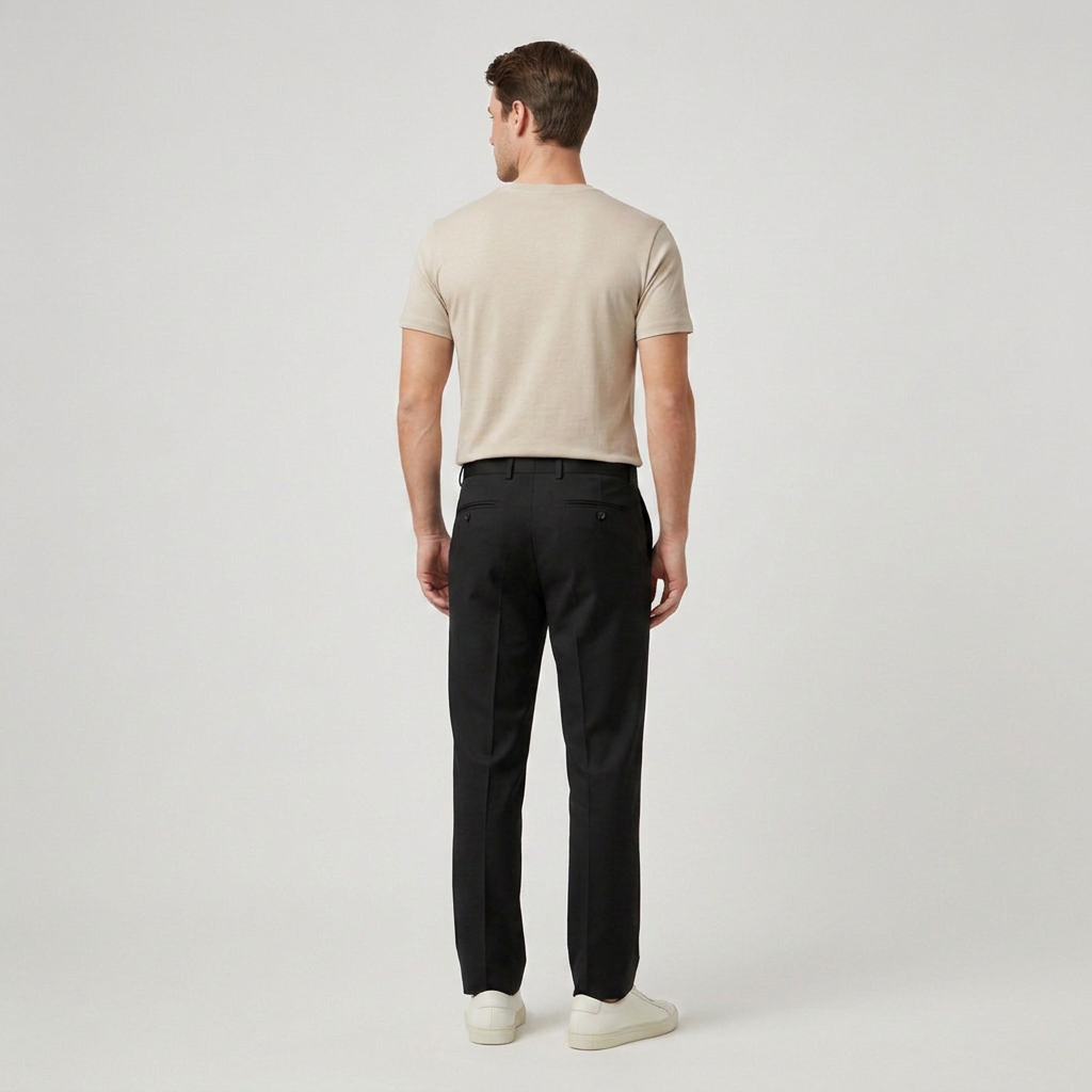 Noir Pleated Trousers