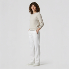 Ivory Tailored Trousers