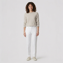 Ivory Tailored Trousers