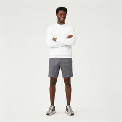 Silver Grey Tailored Shorts