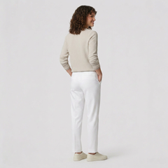 Ivory Tailored Trousers
