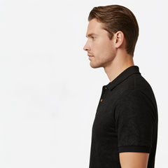 Midnight Jacquard Polo Shirt