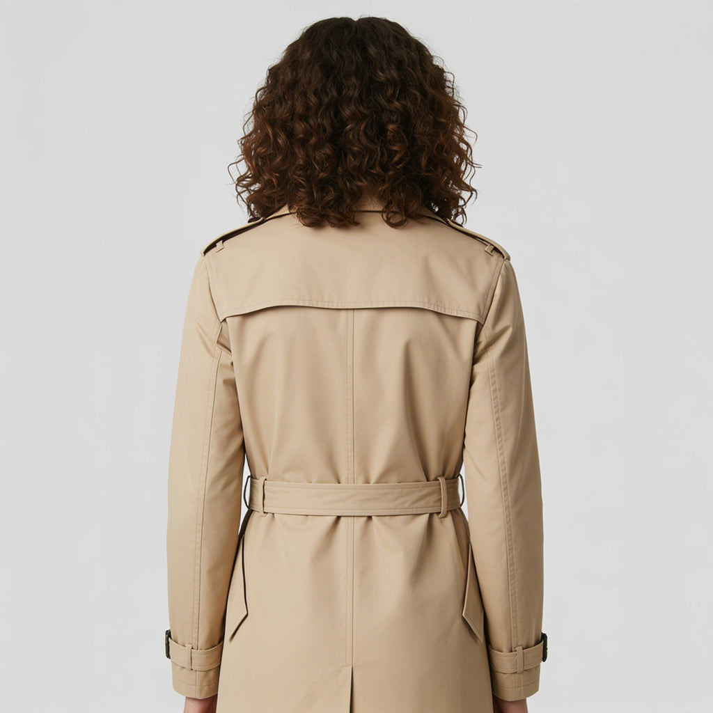 Sandstone Belted Trench Coat