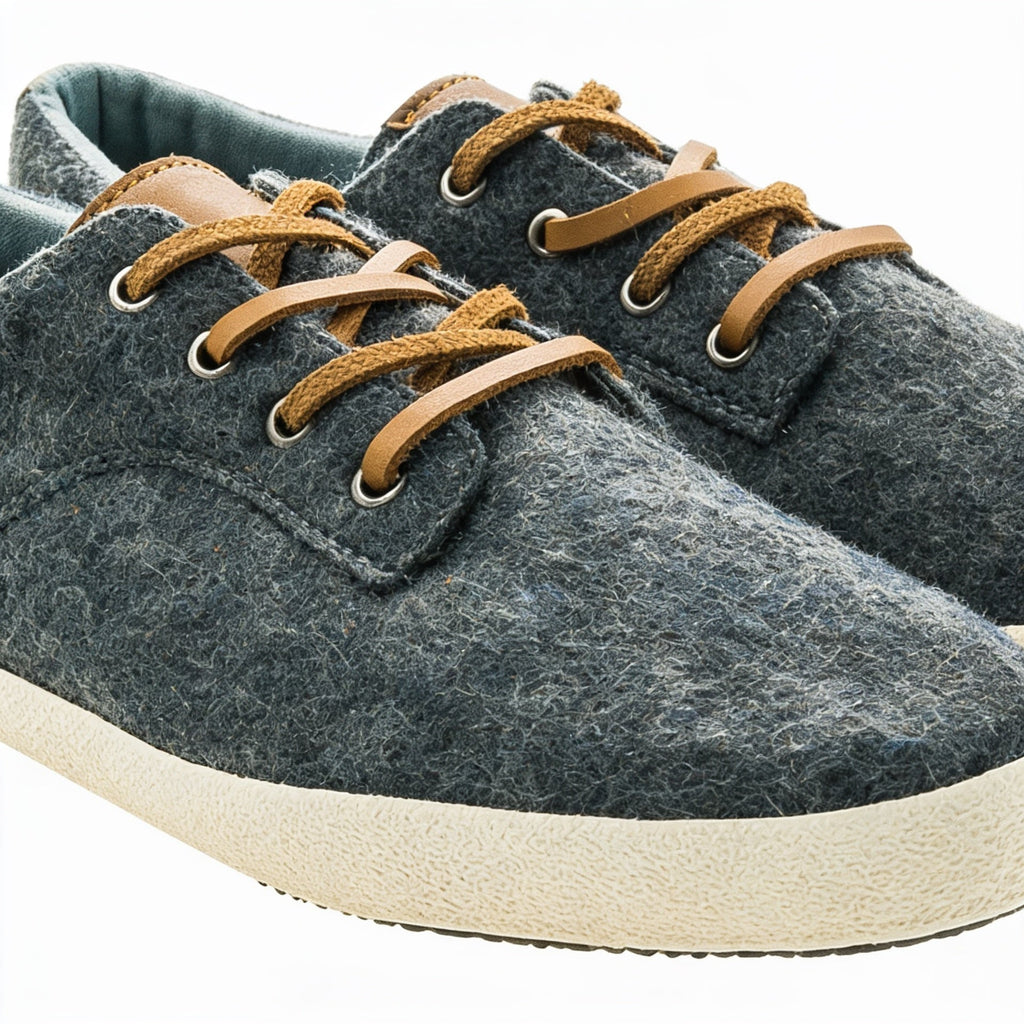 Grey Wool Felt Sneaker