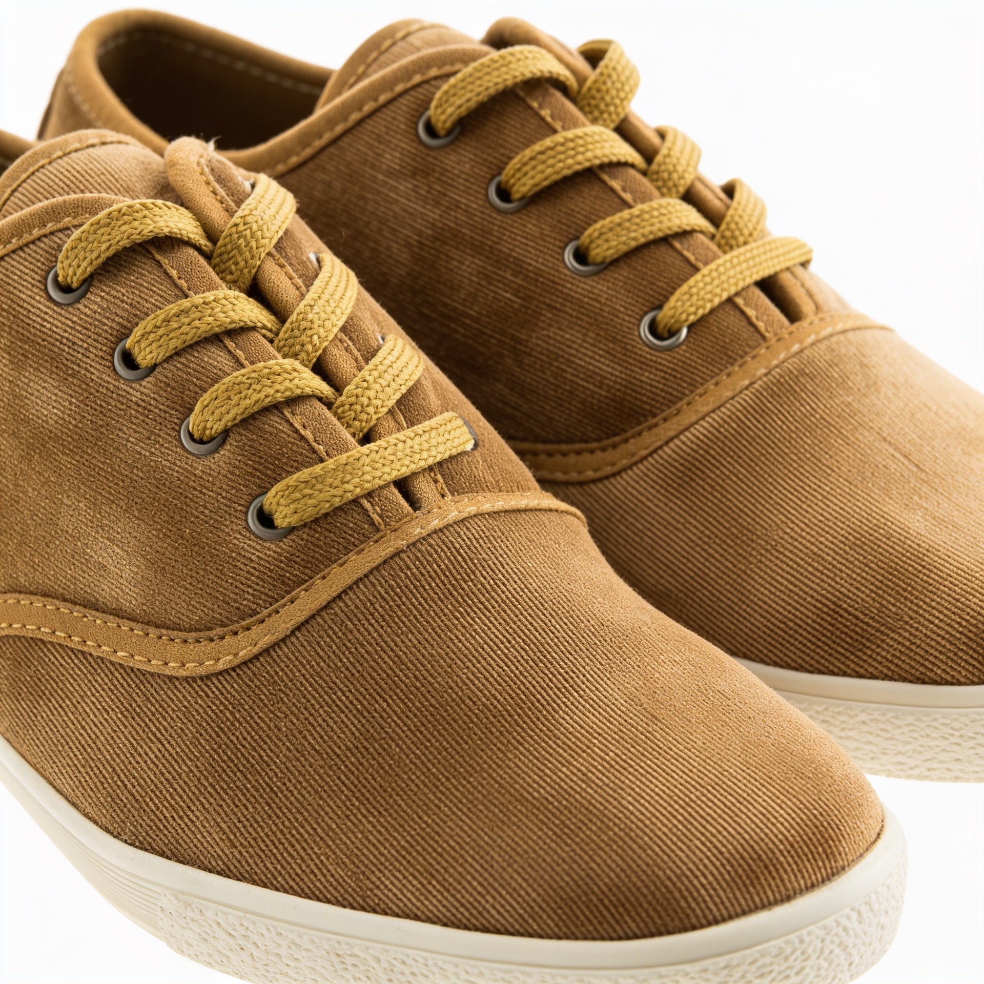 Camel Canvas Oxford Sneaker