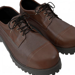 Chestnut Leather Derby Sneaker