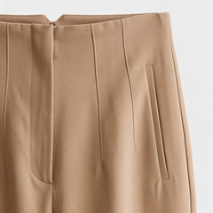 Sand Tapered Trousers