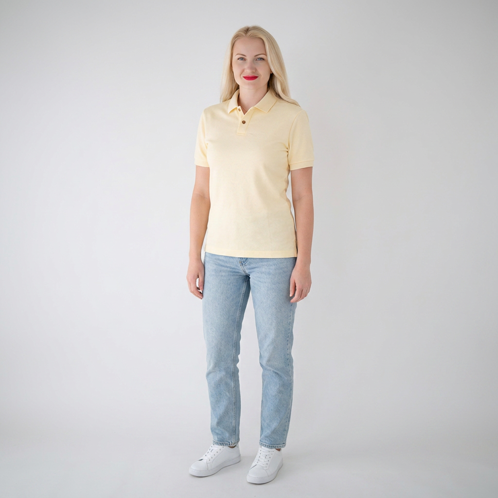 Butter Cream Women's Polo Shirt