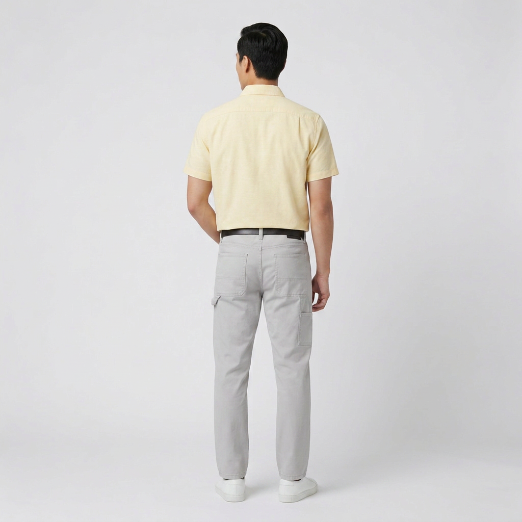 Essential Comfort Chinos – Mist Grey