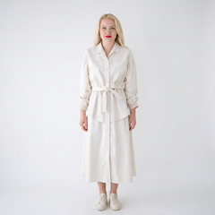 Ivory Grace Belted Blouse
