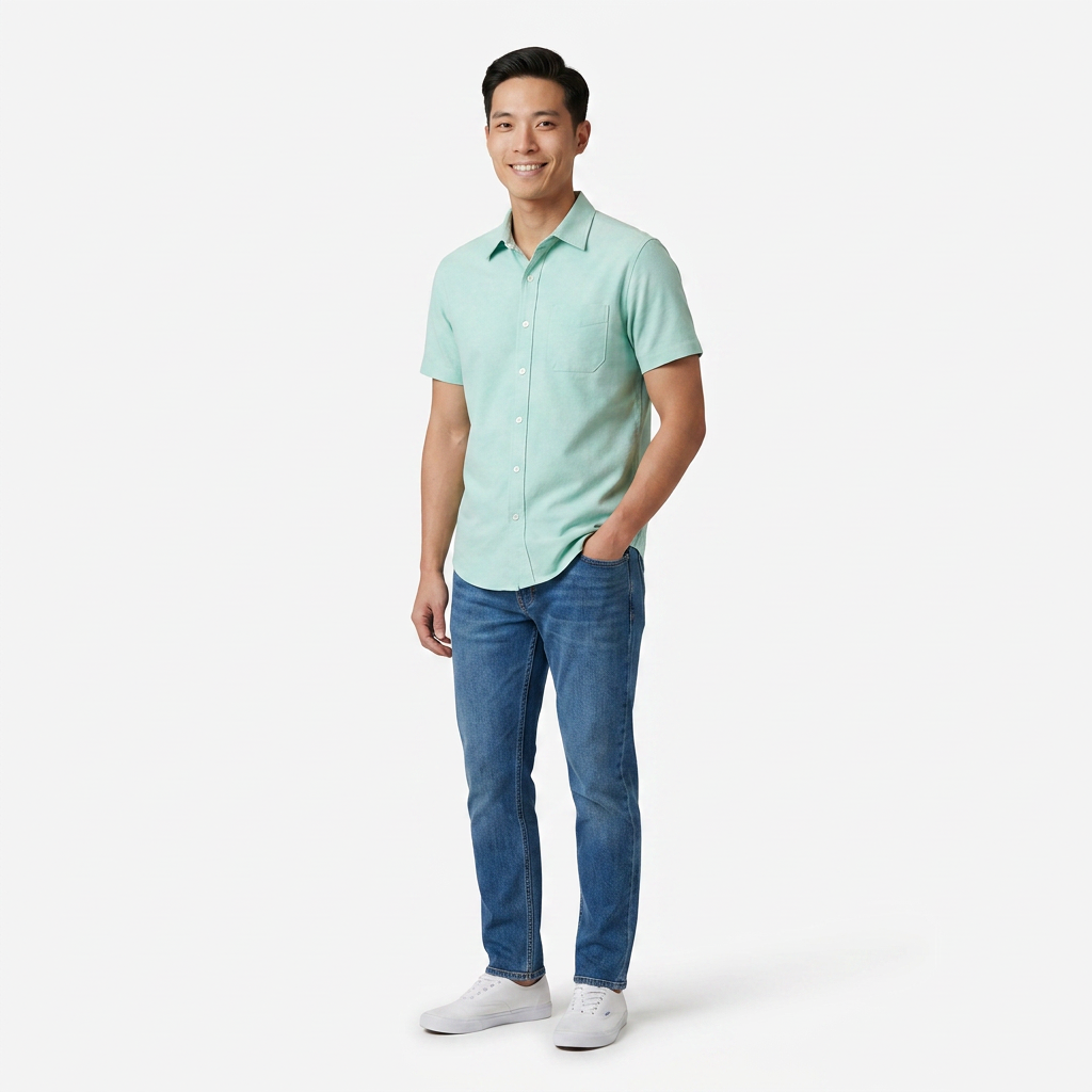 Sage Breeze Oxford Shirt