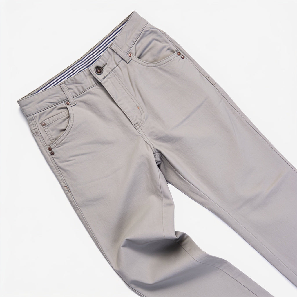Essential Comfort Chinos – Mist Grey