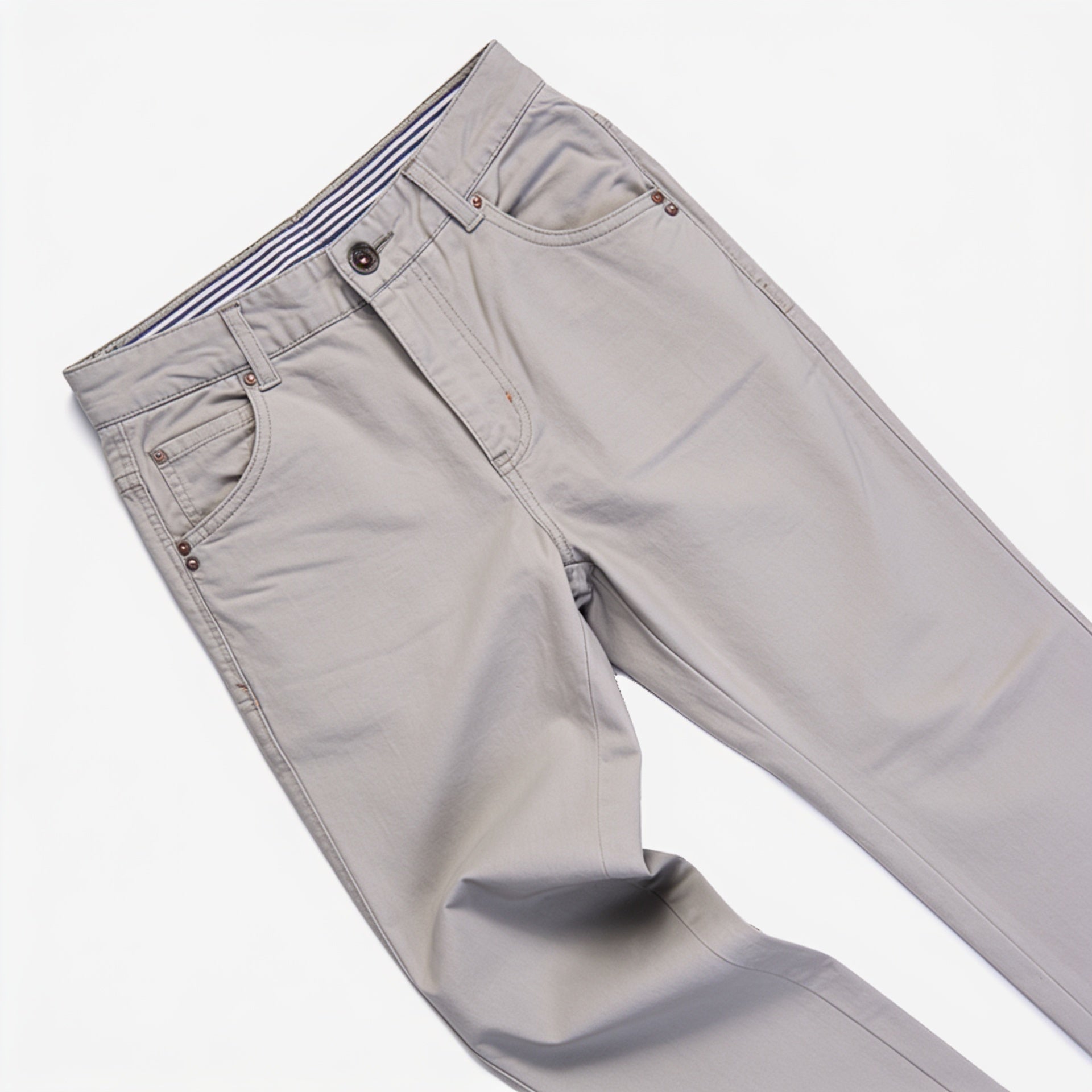 Essential Comfort Chinos – Mist Grey