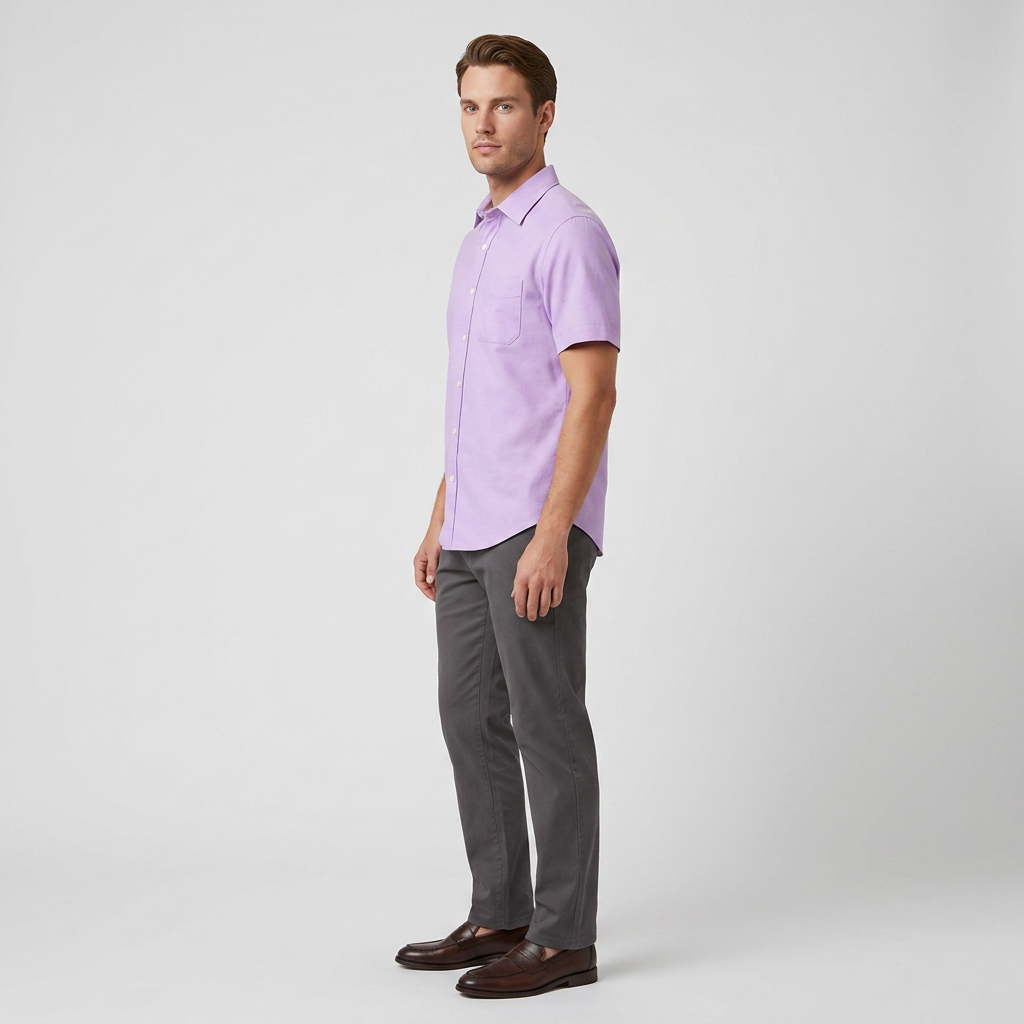 Lavender Mist Oxford Shirt