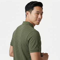 Olive Piqué Polo Shirt